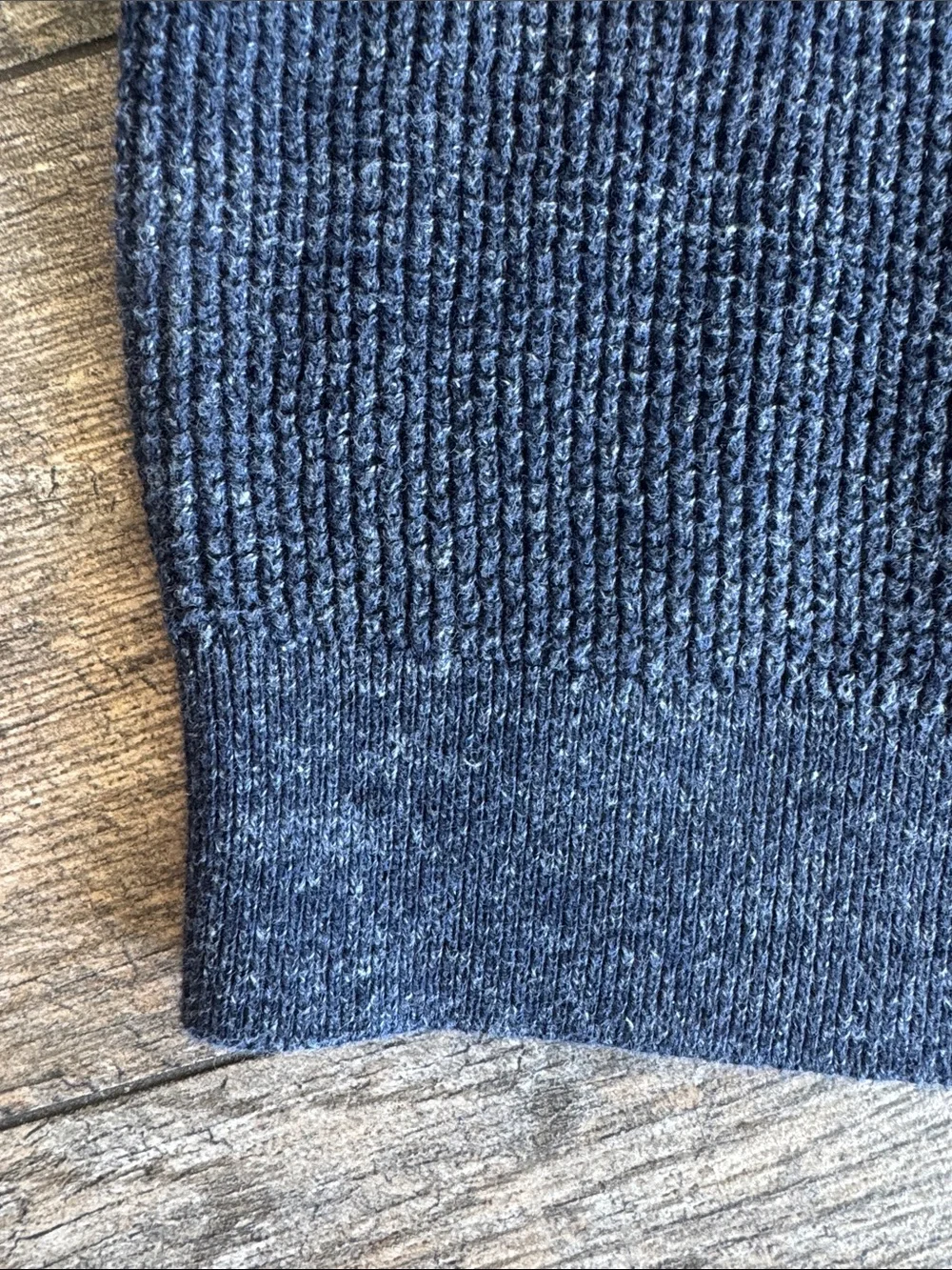 GAP Dark Navy Textured Crewneck Sweater